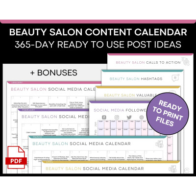 Beauty Salon Content...